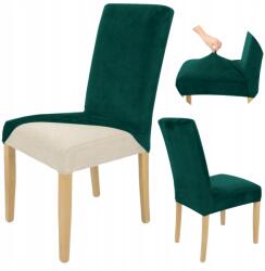 Ubieramy-meble Székhuzat Huzat Rugalmas Üveg Zöld Vastag Velúr (21WD)