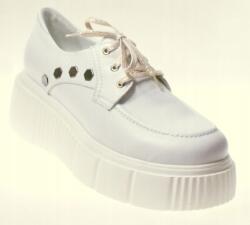 Simen 5086A Fehér Félcipő, 38-AS Méret (5086A)