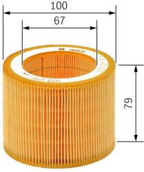 Bosch Vzduchový filter, Kompresor nasávaného vzduchu BOSCH F 026 400 253 (F 026 400 253)