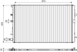 VALEO Chladič motora VALEO 701395 (701395)