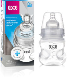 LOVI Medical+ Antikólika cumisüveg aktív szívással 150ml 0+ hónapos kortól (21/565)