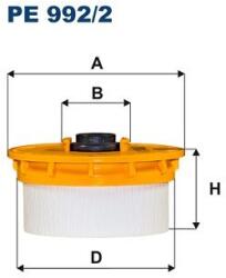 FILTRON Palivový filter FILTRON PE 992/2 (PE 992/2)