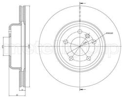 METELLI Brzdový kotúč METELLI 23-1253C (23-1253C)