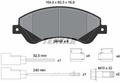 TEXTAR Sada brzdových platničiek kotúčovej brzdy TEXTAR 2448501 (2448501)
