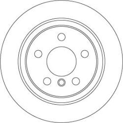 TRW Brzdový kotúč TRW DF6756 (DF6756)