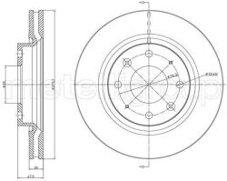 METELLI Brzdový kotúč METELLI 23-1078C (23-1078C)