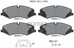 TEXTAR Sada brzdových platničiek kotúčovej brzdy TEXTAR 2502201 (2502201)