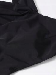 Shein Fekete Egyrészes Fürdőruha Bevágott Derék NJ4 mgx XXL