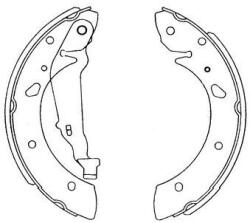 KAVO PARTS Sada brzdových čeľustí KAVO PARTS KBS-9915 (KBS-9915)