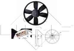 NRF Ventilátor chladenia motora NRF 47402 (47402)
