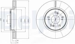DELPHI Tarcza Ham. Honda Crv 07- (bg4250c)