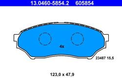 ATE Sada brzdových platničiek kotúčovej brzdy ATE 13.0460-5854.2 (13.0460-5854.2)
