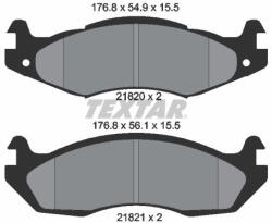 TEXTAR Sada brzdových platničiek kotúčovej brzdy TEXTAR 2182001 (2182001)