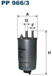 FILTRON Palivový filter FILTRON PP 966/3 (PP 966/3)