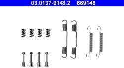 ATE Súprava príslušenstva, čeľusť parkovacej brzdy ATE 03.0137-9148.2 (03.0137-9148.2)