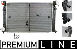 MAHLE Chladič motora MAHLE CR 79 000P (CR 79 000P)