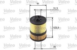 VALEO Olejový filter VALEO 586549 (586549)