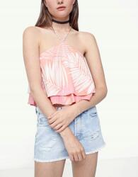 Stradivarius Laza Felső Print Nyitott Váll (L) (284153)