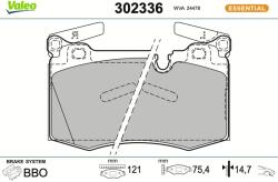 VALEO Klocki Hamulcowe First (302336)