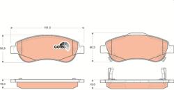 TRW Sada brzdových platničiek kotúčovej brzdy TRW GDB3445 (GDB3445)