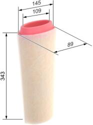 Bosch Vzduchový filter BOSCH 1 457 433 588 (1 457 433 588)