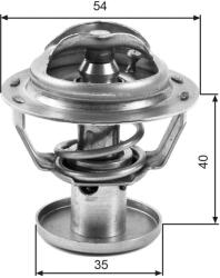 GATES Termostat chladenia GATES TH32387G1 (TH32387G1)