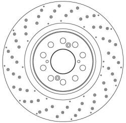TRW Brzdový kotúč TRW DF6931S (DF6931S)