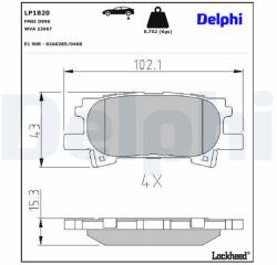 DELPHI Klocki Ham. Tyl (lp1820)