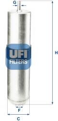 UFI Palivový filter UFI 31.857. 04 (31.857.04)