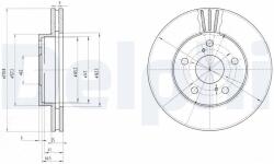 DELPHI Brzdový kotúč DELPHI BG2906 (BG2906)