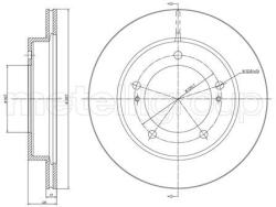 METELLI Brzdový kotúč METELLI 23-0501 (23-0501)