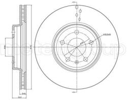 METELLI Brzdový kotúč METELLI 23-0917C (23-0917C)