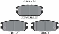 TEXTAR Sada brzdových platničiek kotúčovej brzdy TEXTAR 2337301 (2337301)