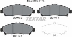 TEXTAR Sada brzdových platničiek kotúčovej brzdy TEXTAR 2620901 (2620901)