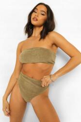 Boohoo Alsó Bikini Frottír Magas Állapot Xxj yuz S