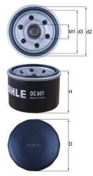 KNECHT Olejový filter KNECHT OC 607 (OC 607)
