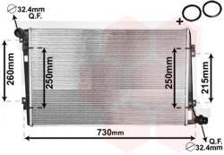 VAN WEZEL Chladič motora VAN WEZEL 58002255 (58002255)