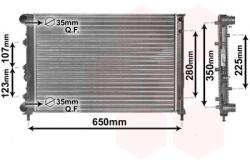 VAN WEZEL Chladič motora VAN WEZEL 01002078 (01002078)