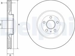 DELPHI Tarcza Ham. Przod (bg9233c)