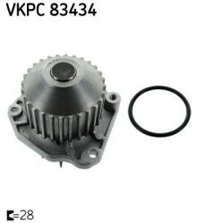 SKF Vodné čerpadlo, chladenie motora SKF VKPC 83434 (VKPC 83434)