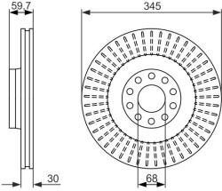 Bosch Brzdový kotúč BOSCH 0 986 479 589 (0 986 479 589)