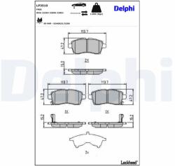 DELPHI Klocki Ham. Przod (lp3510)