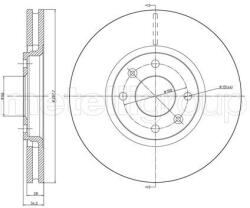 METELLI Brzdový kotúč METELLI 23-0557C (23-0557C)