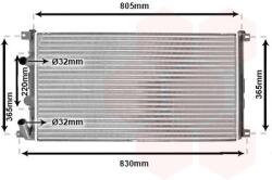 VAN WEZEL Chladič motora VAN WEZEL 43002322 (43002322)
