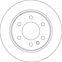 TRW Brzdový kotúč TRW DF6723S (DF6723S)