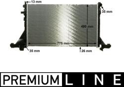 MAHLE Chladič motora MAHLE CR 1770 000P (CR 1770 000P)