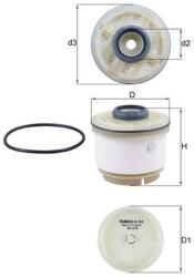 MAHLE Filtr Paliwa Lexus Toyota (kx 268d)