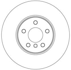 TRW Brzdový kotúč TRW DF6899S (DF6899S)