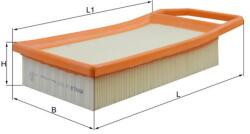 MAHLE Vzduchový filter MAHLE LX 1619 (LX 1619)