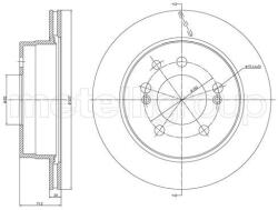 METELLI Brzdový kotúč METELLI 23-1562C (23-1562C)